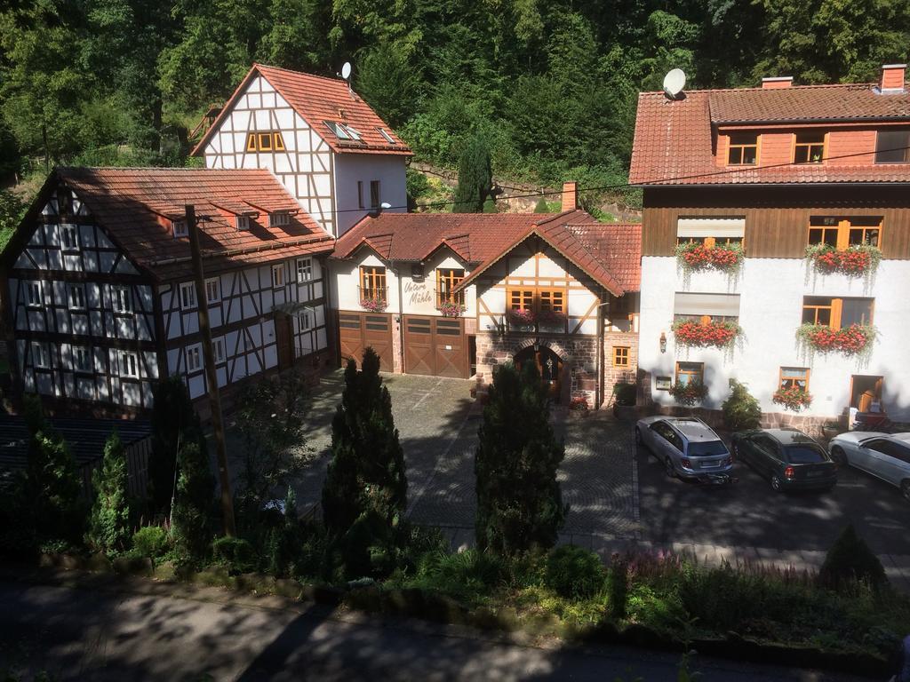 Pension Untere Muehle Burghaun Extérieur photo