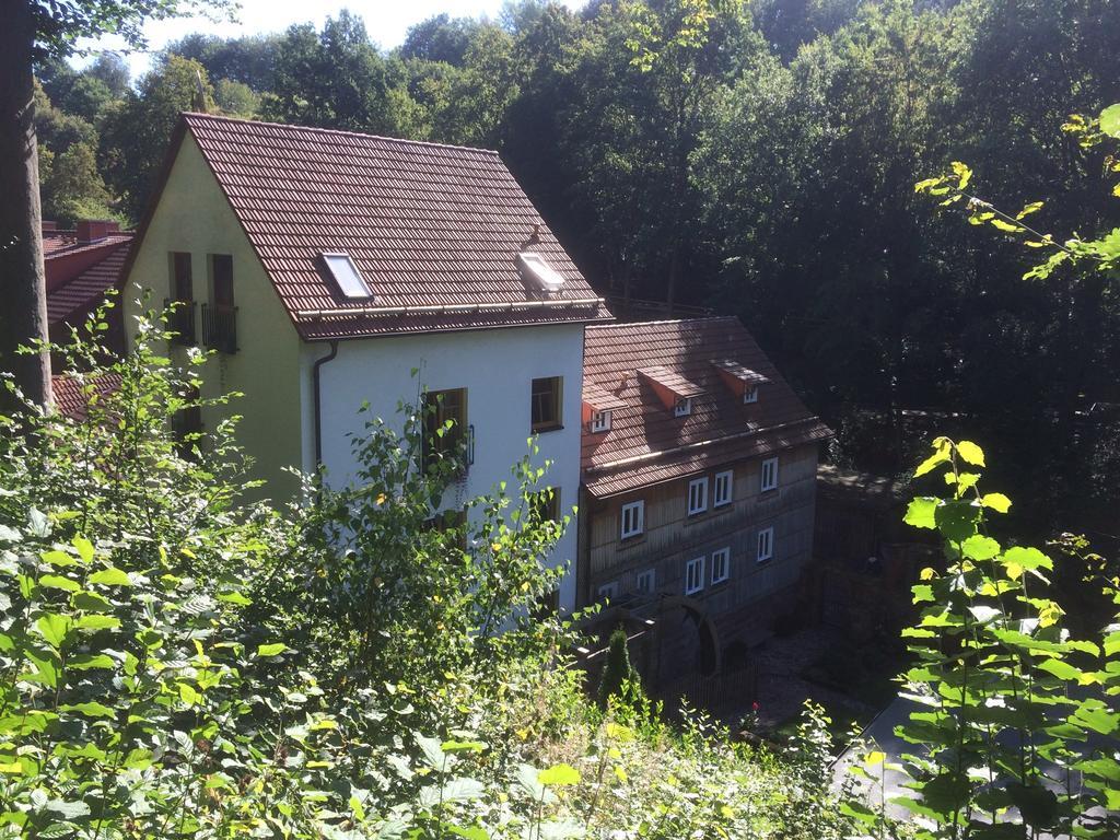 Pension Untere Muehle Burghaun Extérieur photo